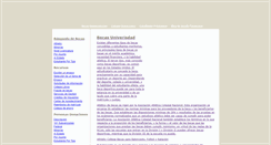 Desktop Screenshot of becasuniversidad.info